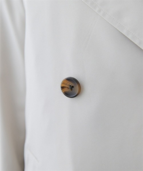 7days Life Styling（セブンデイズライフスタイリング）の「防花粉ライナー付きトレンチコート（はっ水）＜大きいサイズ有＞（ダッフルコート・レディース・グレイッシュベージュ/ネイビー・L/M/S/3L/LL）」の12枚目の写真