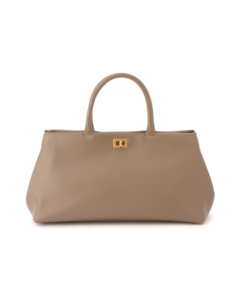 SALON adam et rope'（サロン アダム エ ロペ）の「【WEB限定】【WS（ドゥーブル）】ソフトレザーメタルロックボストン（ハンドバッグ・レディース・ブラック系その他/ブラック/ベージュ系その他・FREE）」の14枚目の写真