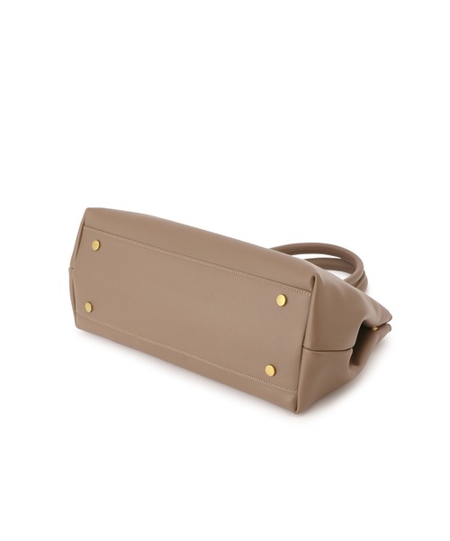 SALON adam et rope'（サロン アダム エ ロペ）の「【WEB限定】【WS（ドゥーブル）】ソフトレザーメタルロックボストン（ハンドバッグ・レディース・ブラック系その他/ブラック/ベージュ系その他・FREE）」の18枚目の写真