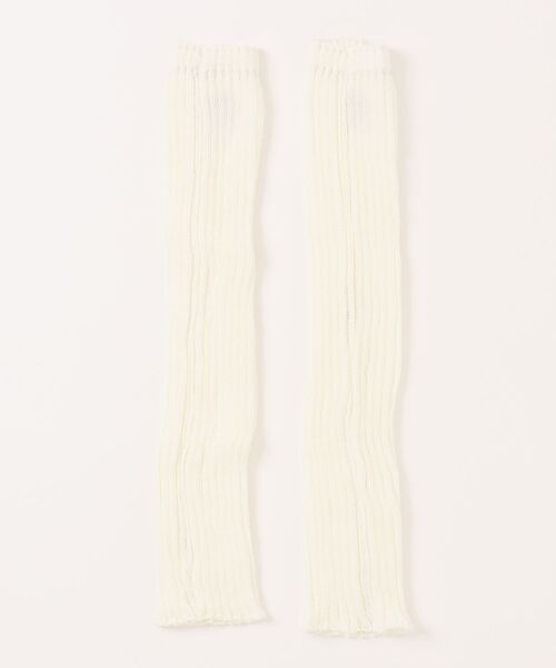 URBAN CHERRY（アーバンチェリー）の「ワンポイントチェリーロゴ刺繍ルーズソックス（レッグウォーマー・キッズ・ホワイト・FREE）」の9枚目の写真