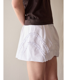 PEEP（ピープ）の「バブルボムミニスカート_マリンストライプ（スカート）」