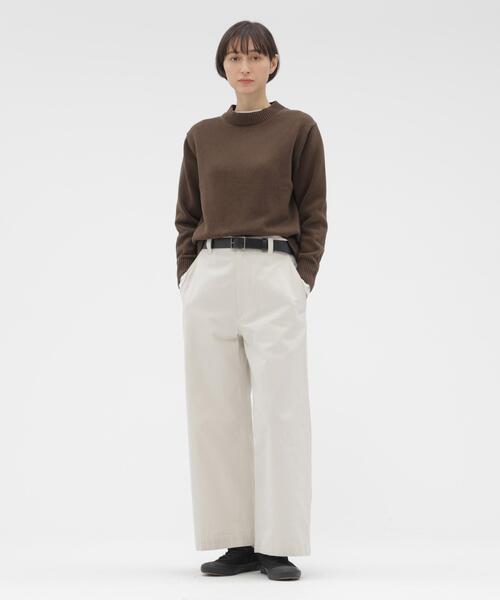 MHL.(エムエイチエル)の「SPORTS COTTON KNITWEAR(ニット/セーター・レディース・ホワイト/グリーン系その他5/ブラウン系その他2・2)」の10枚目の写真