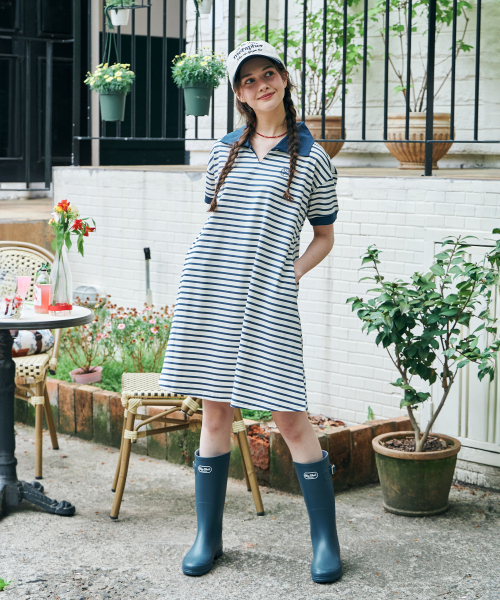 METAPHER(メタファ)の「MET ストライプカラー夏ワンピースネイビー(ワンピース・レディース・その他・FREE)」の5枚目の写真