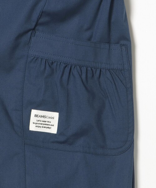 BEAMS mini（ビームスミニ）の「テープ ショルダー サロペット 2026SS（90～140cm）（サロペット/オーバーオール・キッズ・ネイビー/パープル系その他4/オリーブ・90/110/120/130/140/100）」の18枚目の写真