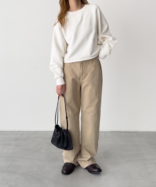 値下げ☆canaljean viaj ドローストリング裏毛スウェット 値下げ☆canaljean viaj ドローストリング裏毛スウェット