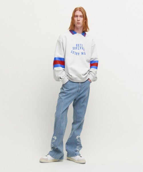 FROM ARLES(フロムアルル)の「クラシックフィット80Sヴィンテージスウェットシャツ(スウェット・メンズ・グレー・L/M)」の2枚目の写真
