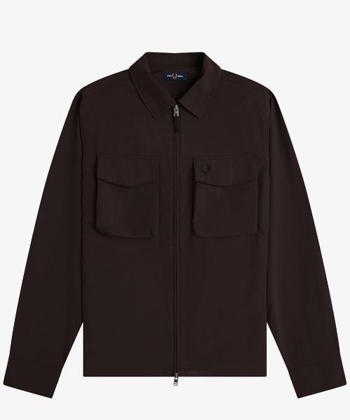 FRED PERRY(フレッドペリー)の「Ripstop Pocket Overshirt/リップストップポケットオーバーシャツ(シャツ/ブラウス・メンズ・ベージュ/ダークカーキ・S/M/L)」の10枚目の写真