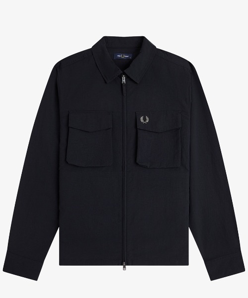 FRED PERRY(フレッドペリー)の「Ripstop Pocket Overshirt/リップストップポケットオーバーシャツ(シャツ/ブラウス・メンズ・ベージュ/ダークカーキ・S/M/L)」の18枚目の写真