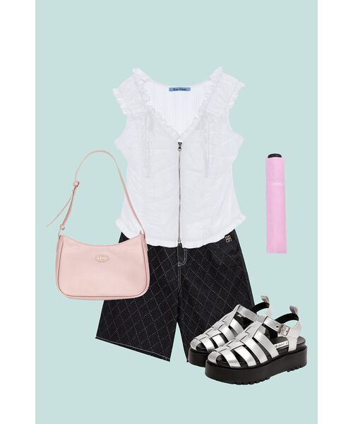 ROSEFRANTZ（ロゼフランツ）の「Two-way Frill Ribbon Sleeveless [White]（Tシャツ/カットソー・レディース・その他・FREE）」の9枚目の写真
