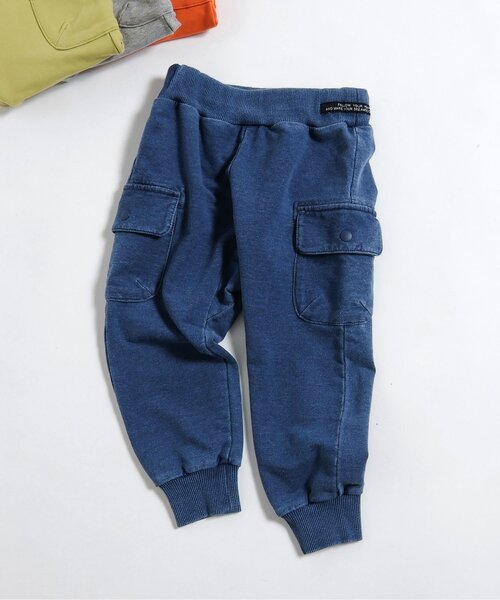 BREEZE(ブリーズ)の「カットソーカーゴパンツ_ジュニア対応(カーゴパンツ・キッズ・グレー/インディゴブルー/オレンジ/カーキ・100/80/110/90/140/130/120)」の1枚目の写真