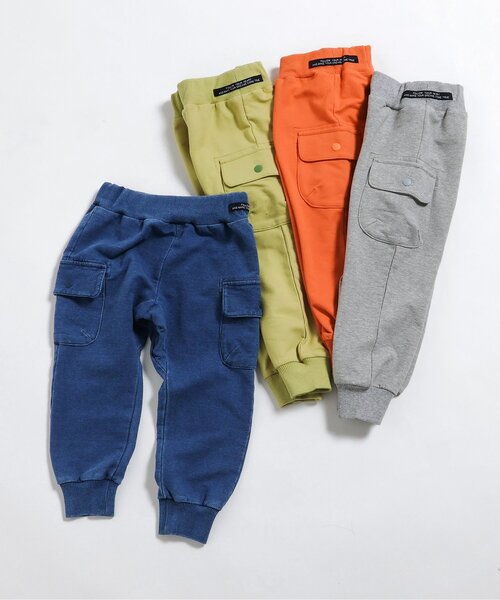 BREEZE(ブリーズ)の「カットソーカーゴパンツ_ジュニア対応(カーゴパンツ・キッズ・グレー/インディゴブルー/オレンジ/カーキ・100/80/110/90/140/130/120)」の5枚目の写真