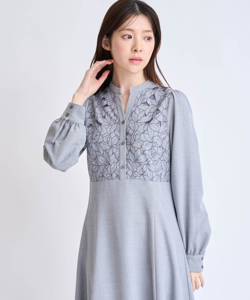 NOELA（ノエラ）の「カットワーク刺繍ワンピース（ワンピース・レディース・オフホワイト/グレー/イエロー・S/M）」の16枚目の写真