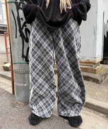 Figments | チェックカーブデニム(デニムパンツ)