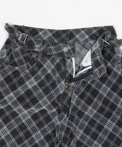 Figments（フィグメンツ）の「チェックカーブデニム（デニムパンツ・レディース・ブラック・SMALL/MEDIUM）」の9枚目の写真