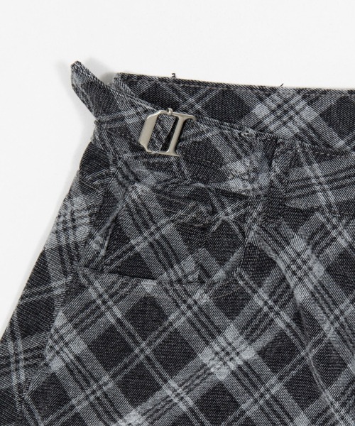 Figments（フィグメンツ）の「チェックカーブデニム（デニムパンツ・レディース・ブラック・SMALL/MEDIUM）」の10枚目の写真