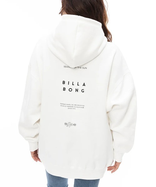 BILLABONG(ビラボン)の「【BILLABONG/ビラボン】BIG LOOSE PARKA/バックプリント プルオーバーパーカー(パーカー・レディース・ホワイト/ブラック/ブルー・MEDIUM)」の10枚目の写真
