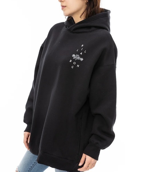 BILLABONG(ビラボン)の「【BILLABONG/ビラボン】BIG LOOSE PARKA/バックプリント プルオーバーパーカー(パーカー・レディース・ホワイト/ブラック/ブルー・MEDIUM)」の4枚目の写真