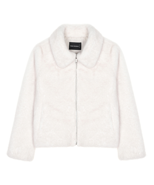 NICK&NICOLE(ニックアンドニコール)の「PREMIUM SOFT GLOW FUR JACKET_CREAM(ムートンコート・レディース・その他・FREE)」の4枚目の写真