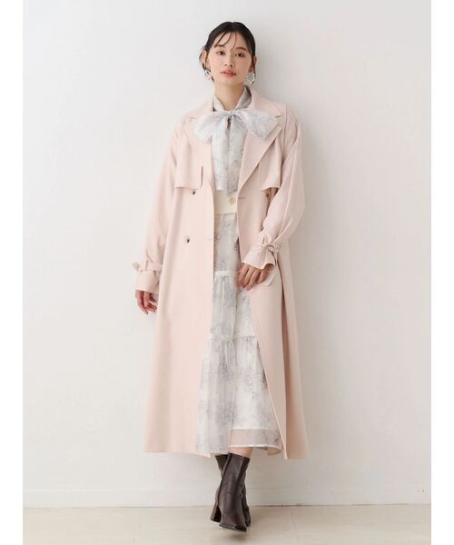 MERCURYDUO（マーキュリーデュオ）の「トワルドジュイボウタイウエストリブワンピース（ワンピース・レディース・ミント/ベージュ/アイボリー・SMALL/MEDIUM）」の20枚目の写真