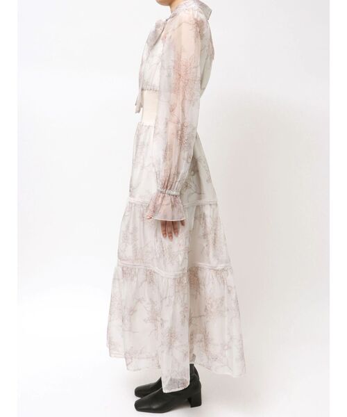 MERCURYDUO（マーキュリーデュオ）の「トワルドジュイボウタイウエストリブワンピース（ワンピース・レディース・ミント/ベージュ/アイボリー・SMALL/MEDIUM）」の11枚目の写真