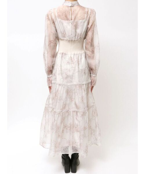 MERCURYDUO（マーキュリーデュオ）の「トワルドジュイボウタイウエストリブワンピース（ワンピース・レディース・ミント/ベージュ/アイボリー・SMALL/MEDIUM）」の12枚目の写真