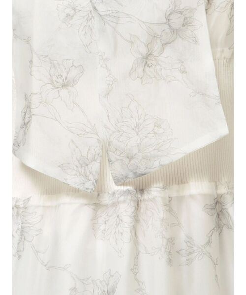 MERCURYDUO（マーキュリーデュオ）の「トワルドジュイボウタイウエストリブワンピース（ワンピース・レディース・ミント/ベージュ/アイボリー・SMALL/MEDIUM）」の17枚目の写真