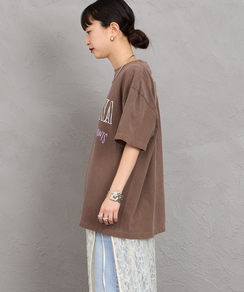 GOOD ROCK SPEED（グッドロックスピード）の「[GOOD ROCK SPEED/グッドロックスピード] 別注 NIRVANA ロックプリントTシャツ（Tシャツ/カットソー・レディース・ブラウン・M/L/XL）」の11枚目の写真