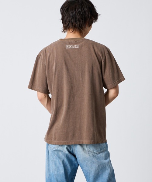 GOOD ROCK SPEED（グッドロックスピード）の「[GOOD ROCK SPEED/グッドロックスピード] 別注 NIRVANA ロックプリントTシャツ（Tシャツ/カットソー・レディース・ブラウン・M/L/XL）」の17枚目の写真