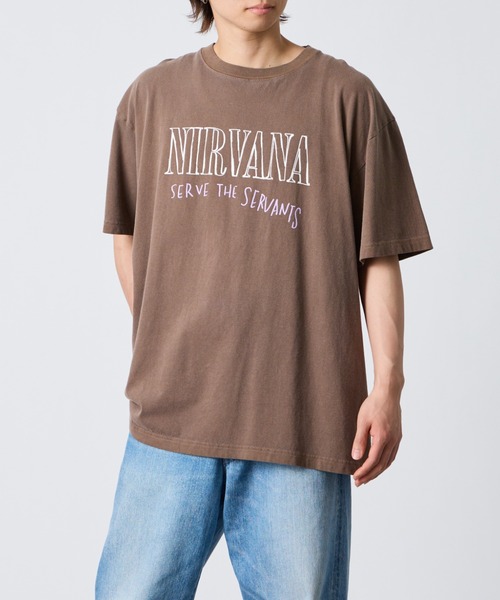 GOOD ROCK SPEED（グッドロックスピード）の「[GOOD ROCK SPEED/グッドロックスピード] 別注 NIRVANA ロックプリントTシャツ（Tシャツ/カットソー・レディース・ブラウン・M/L/XL）」の18枚目の写真