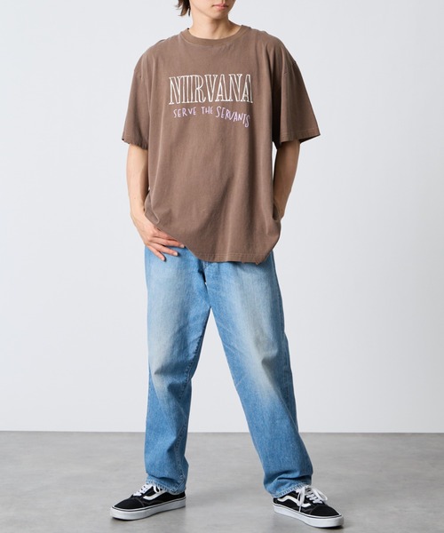 GOOD ROCK SPEED（グッドロックスピード）の「[GOOD ROCK SPEED/グッドロックスピード] 別注 NIRVANA ロックプリントTシャツ（Tシャツ/カットソー・レディース・ブラウン・M/L/XL）」の14枚目の写真