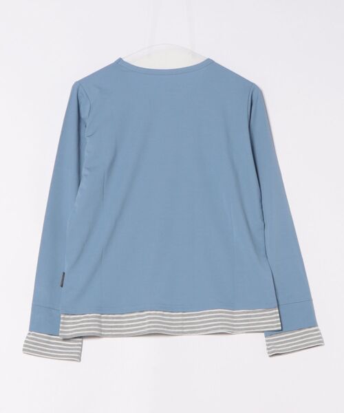 Eddie Bauer(エディーバウアー)の「ヴァーサ エッジ レイヤードTシャツ(Tシャツ/カットソー・レディース・ブルー/ブラック/ホワイト/ピンク・L/XL/S/M)」の19枚目の写真