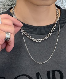 L'atelier（ラトリエ）の「2連チェーン　ネックレス（ネックレス）」