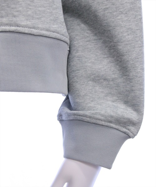 clear（クリア）の「フラワープリントロゴ刺繍スウェット[カジュアル 着回し抜群 大人 ガーリー]≪新作≫（スウェット・レディース・グレー/オフホワイト・F）」の19枚目の写真