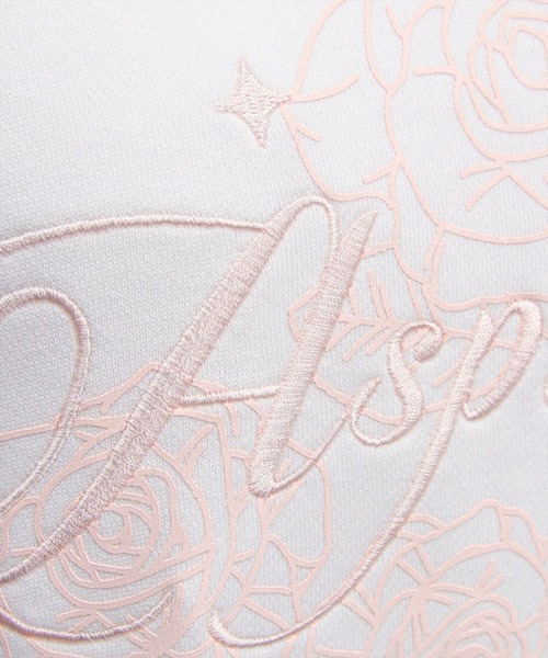 clear（クリア）の「フラワープリントロゴ刺繍スウェット[カジュアル 着回し抜群 大人 ガーリー]≪新作≫（スウェット・レディース・グレー/オフホワイト・F）」の22枚目の写真