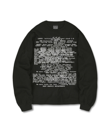 DURT（ ）の「WHITE LOG LONG SLEEVE TEE (BLACK)（Tシャツ/カットソー）」