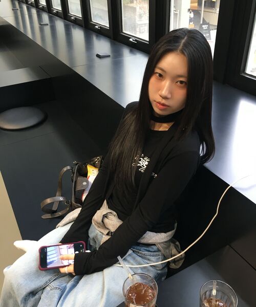 HAVISM(ヘビズム)の「LVER BOAT NECK L/S TEE(BLACK)(Tシャツ/カットソー・レディース・その他・ONE SIZE)」の10枚目の写真