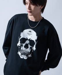【SIDEWAY STANCE】プリント 長袖 Tシャツ