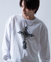 【SIDEWAY STANCE】プリント 長袖 Tシャツ