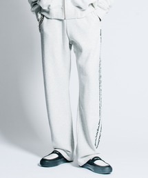 CRIMIE | SCRIPT DOUBLE-LINE CHAIN STITCH SWEAT PANTS(スウェットパンツ)