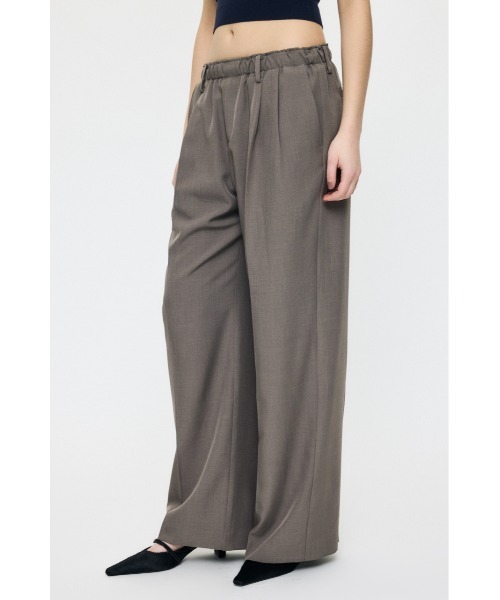 MOUSSY（マウジー）の「【26年SS新作】EASY WAIST STRAIGHT トラウザーズ（スラックス・レディース・グレー系その他/ネイビー/ブラウン・1/2）」の7枚目の写真