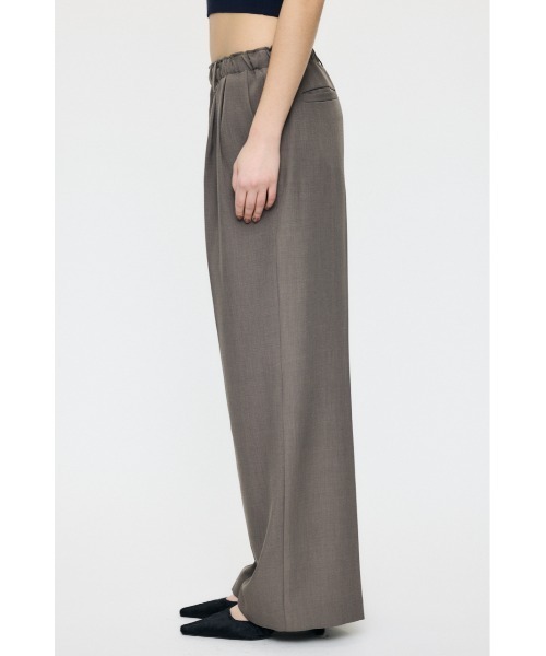 MOUSSY（マウジー）の「【26年SS新作】EASY WAIST STRAIGHT トラウザーズ（スラックス・レディース・グレー系その他/ネイビー/ブラウン・1/2）」の9枚目の写真