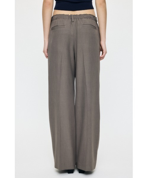 MOUSSY（マウジー）の「【26年SS新作】EASY WAIST STRAIGHT トラウザーズ（スラックス・レディース・グレー系その他/ネイビー/ブラウン・1/2）」の10枚目の写真