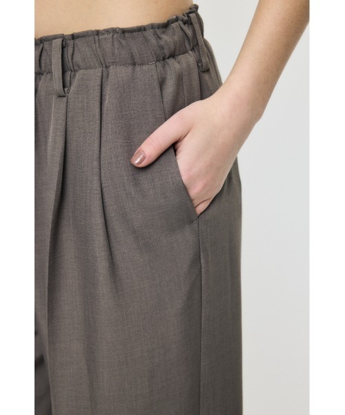 MOUSSY（マウジー）の「【26年SS新作】EASY WAIST STRAIGHT トラウザーズ（スラックス・レディース・グレー系その他/ネイビー/ブラウン・1/2）」の13枚目の写真