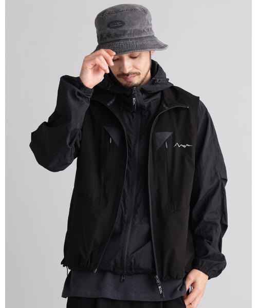 MANASTASH（マナスタッシュ）の「MANASTASH/マナスタッシュ　ORIGINAL LOGO BUCKET HAT（ハット・メンズ・オレンジ/ブラック/カーキ・F）」の5枚目の写真