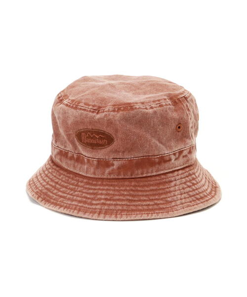 MANASTASH（マナスタッシュ）の「MANASTASH/マナスタッシュ　ORIGINAL LOGO BUCKET HAT（ハット・メンズ・オレンジ/ブラック/カーキ・F）」の10枚目の写真