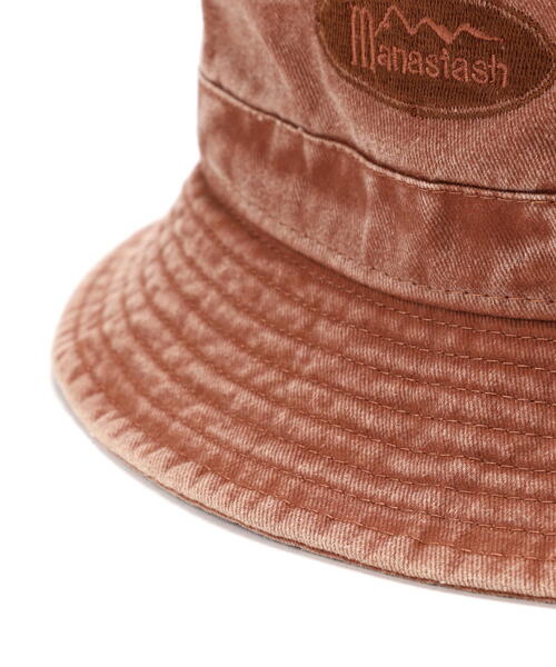 MANASTASH（マナスタッシュ）の「MANASTASH/マナスタッシュ　ORIGINAL LOGO BUCKET HAT（ハット・メンズ・オレンジ/ブラック/カーキ・F）」の14枚目の写真