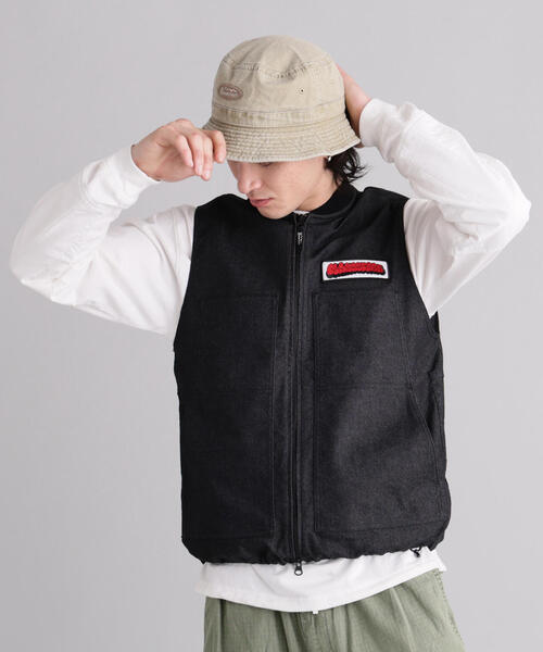 MANASTASH（マナスタッシュ）の「MANASTASH/マナスタッシュ　ORIGINAL LOGO BUCKET HAT（ハット・メンズ・オレンジ/ブラック/カーキ・F）」の20枚目の写真