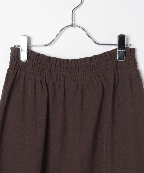 LEPSIM（レプシィム）の「《リネンライクドライシリーズ》ギャザーワイドパンツ　638911（その他パンツ・レディース・ライトベージュ/チャコールグレー/カーキブラウン/テラコッタ/ダークブラウン/ブラック・FREE）」の11枚目の写真