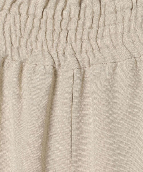 LEPSIM（レプシィム）の「《リネンライクドライシリーズ》ギャザーワイドパンツ　638911（その他パンツ・レディース・ライトベージュ/チャコールグレー/カーキブラウン/テラコッタ/ダークブラウン/ブラック・FREE）」の15枚目の写真