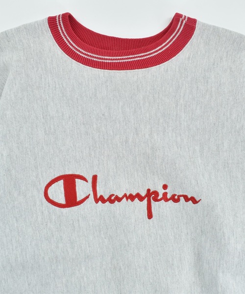 LABORATORY R（ラボラトリーアール）の「【USED】90’s Champion ロゴ刺繍 リバースウィーブ スウェット USA製（スウェット・メンズ・グレー・LARGE）」の5枚目の写真